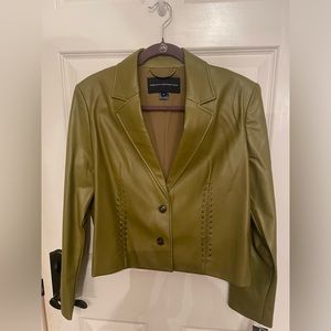 French connection faux leather jacket